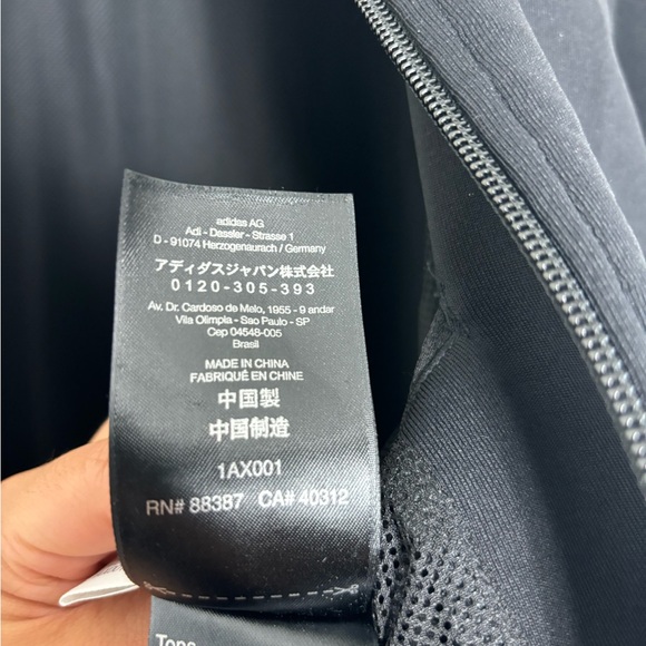 Adidas Y-3 Yohji Yamamoto Jacket Mens Large Black Trench Coat Snap Track Zip - Picture 16 of 16